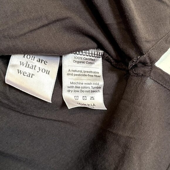 NEW MATE the Label Girlfriends Vintage Black Crew Top - XS - Picture 4 of 9